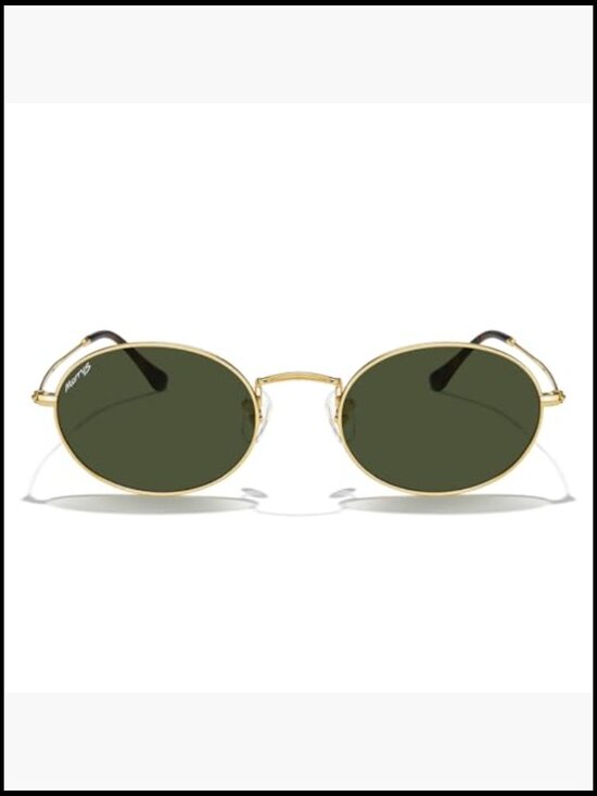 Oval Metal Polarized Sunglasses Classic Shades Trendy main image 4